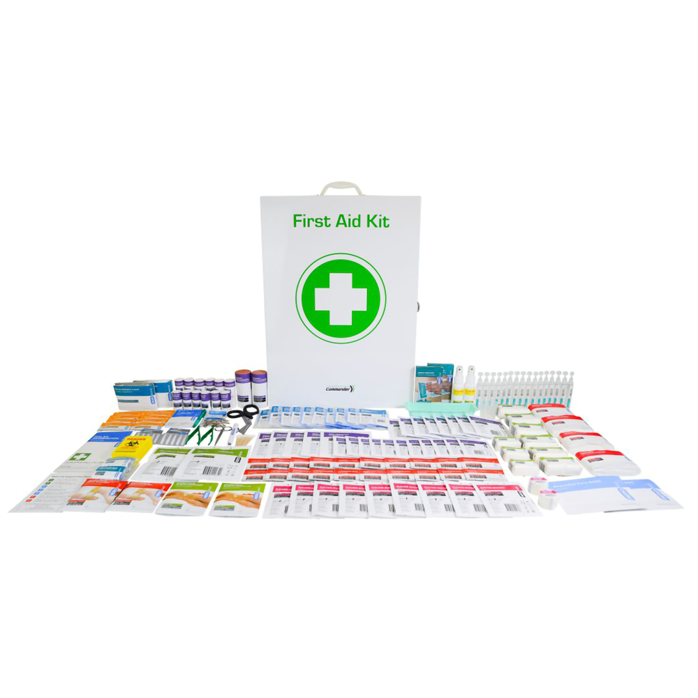 AERO HEALTHCARE COMMANDER 6 SERIES METAL TOUGH FIRST AID KIT  Edit alt text