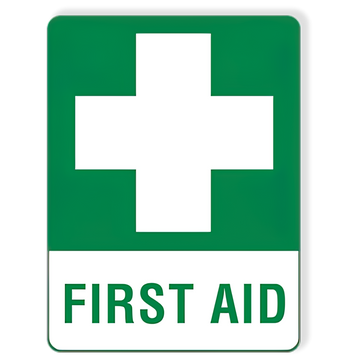 First Aid Sticker